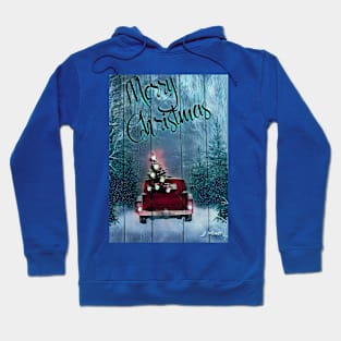 Merry Christmas Truck Hoodie